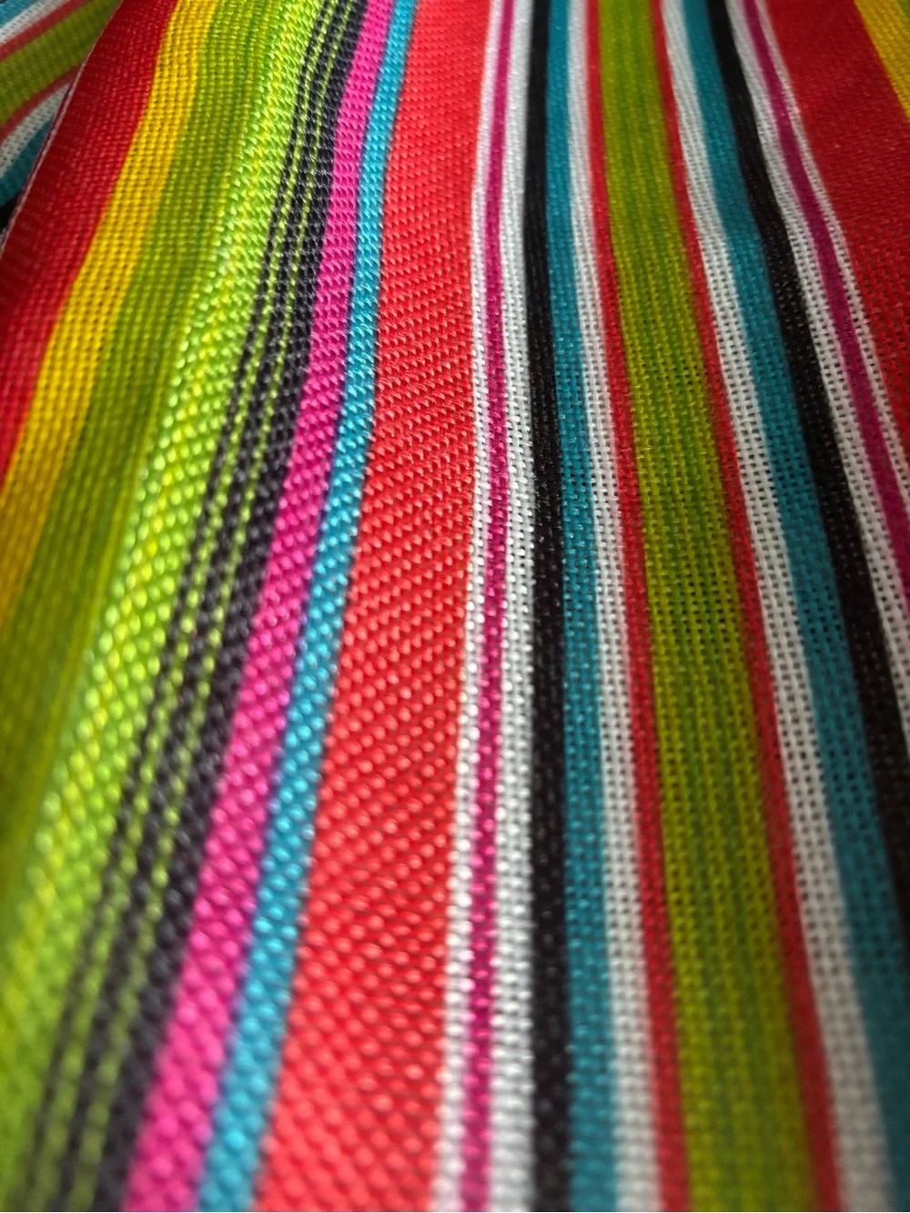 Multicolor Striped Fringe 72” x 14” table runner Mexican fiesta